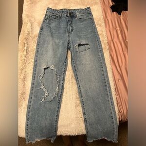 Straight leg jeans